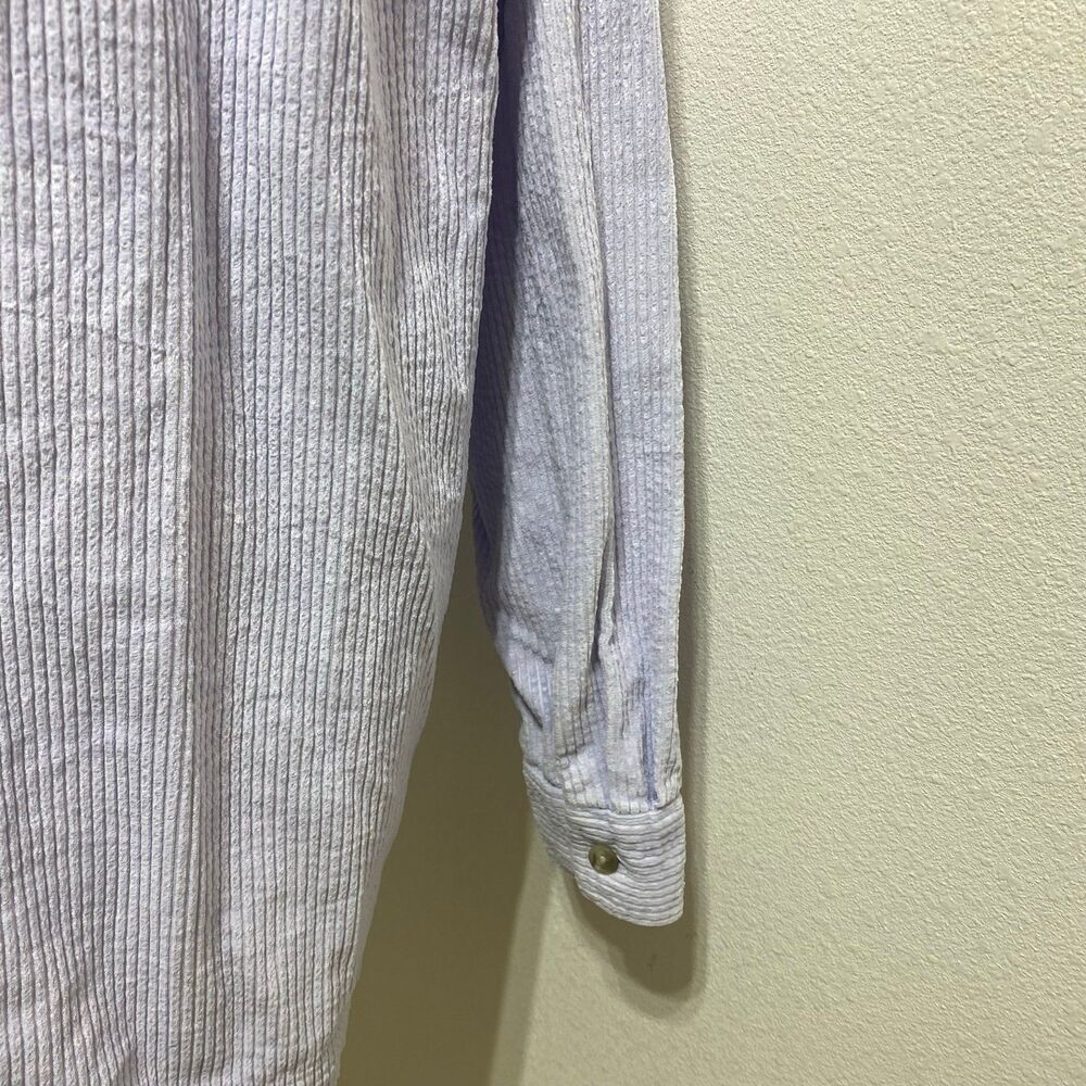 LL Bean Shirt Women's Large Corduroy Button Down Shacket - Picture 6 of 7